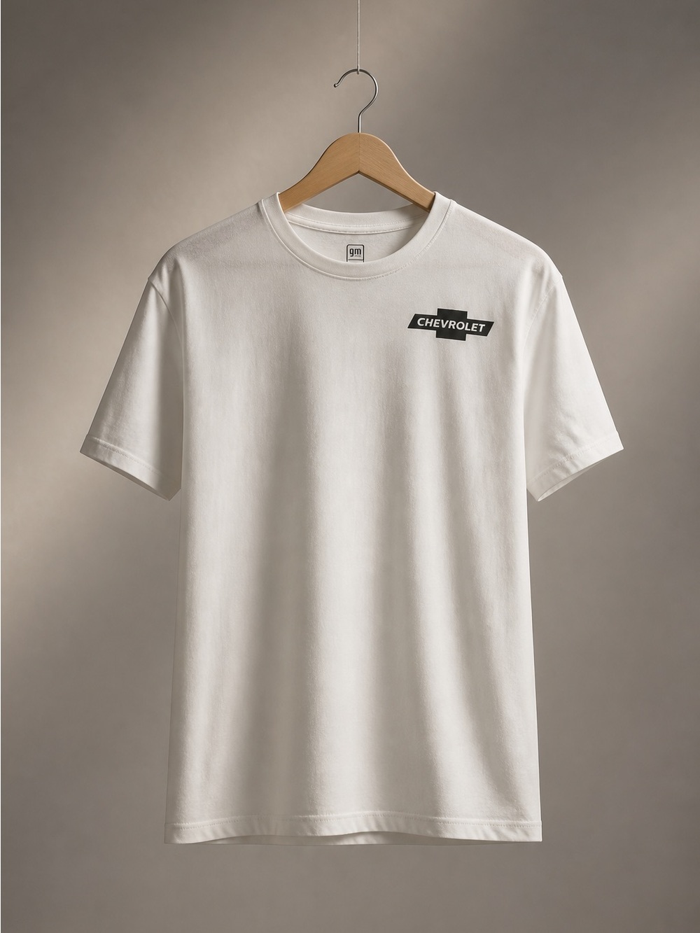 Chevrolet Men’s White Short Sleeve Logo Tee